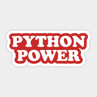 Python Power Sticker